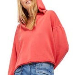 Free People Sunrise Sunset Hooded Pullover, Size XS 🏖